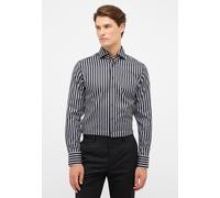 Langarmhemd ETERNA "SLIM FIT", Herren, Gr. 41, Normalgrößen, schwarz, Twill, 100% Baumwolle, schmal, Manschette, Hemden, NON IRON (bügelfrei) (62448723-41) schwarz