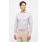ETERNA 1863 Slim Fit Hemd braun, Strukturiert