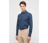 Langarmhemd ETERNA "SLIM FIT", Herren, Gr. 42, Normalgrößen, navy, Popeline, 100% Baumwolle, schmal, Manschette, Hemden, NON IRON (bügelfrei) (44046347-42) navy