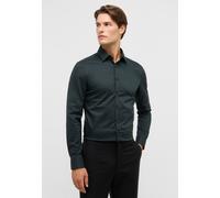 Langarmhemd ETERNA "SLIM FIT", Herren, Gr. 44, Normalgrößen, grün (dunkelgrün), 100% Baumwolle, schmal, Manschette, Hemden, NON IRON (bügelfrei) (22845802-44) dunkelgrün