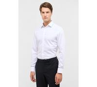 Langarmhemd ETERNA "SLIM FIT", Herren, Gr. 44, Normalgrößen, weiß, Satin, 100% Baumwolle, schmal, Manschette, Hemden, NON IRON (bügelfrei) (43900425-44) weiß