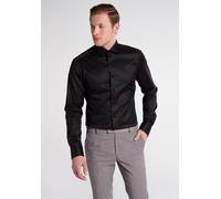 ETERNA Slim Fit 1863 Hemd Langarm Haifischkragen Twill schwarz 46