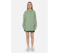 Langarmhemd FRESHLIONS "Honari", Damen, Gr. XL, EURO-Größen, grün (hellgrün), 100% Baumwolle, unifarben, normal, Hemden, im klassischen Design (22077257-XL) hellgrün