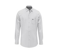 Langarmhemd FYNCH-HATTON "FYNCH-HATTON Langarmhemd", Herren, Gr. M, N-Gr, blau (navy check), Jersey, Obermaterial: 100% Baumwolle, ohne Ausschnitt, 2-Knopf-Manschette, Hemden (10626259-M) navy check