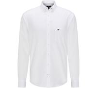 Langarmhemd FYNCH-HATTON "FYNCH-HATTON Langarmhemd", Herren, Gr. M, N-Gr, weiß, Jersey, Obermaterial: 100% Baumwolle, unifarben, ohne Ausschnitt, 2-Knopf-Manschette, Hemden, bequeme Passform, unifarbe