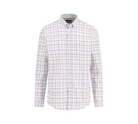 Langarmhemd FYNCH-HATTON, Herren, Gr. L, N-Gr, lila (berry), Web, Obermaterial: 100% Baumwolle, kariert, normal hüftbedeckend, Rundhals, 2-Knopf-Manschette, Hemden (61824519-L) berry