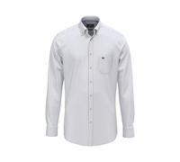 Langarmhemd FYNCH-HATTON, Herren, Gr. XL, N-Gr, light blau, Web, Obermaterial: 100% Baumwolle, gestreift, regular fit hüftbedeckend, Rundhals, 2-Knopf-Manschette, Hemden, mit Burtton-Down-Kragen (5968