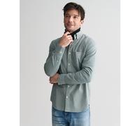 Langarmhemd GANT "REG POPLIN MICRO GINGHAM SHIRT", Damen, Gr. S, N-Gr, grün (deep forest grün), Web, Obermaterial: 100% Baumwolle, Hemden Langarmhemd, Regular Fit Popeline Hemd mit Vichy-Minikaro (749