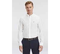 Langarmhemd GANT "SLIM CLASSIC POPLIN SHIRT", Herren, Gr. 4XL, N-Gr, weiß, Obermaterial: 100% Baumwolle, unifarben, slim fit hüftbedeckend, mit Knopf,Ärmel mit Ärmelschlitz runde 1-Knopf-Manschette, H