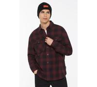 Langarmhemd HARLEM SOUL, Herren, Gr. XXL, Normalgrößen, cranberry juice, Flanell, Material: 100% Baumwolle, kariert, regular fit normal, 1-Knopf-Manschette, Hemden, aus Baumwolle (44007830-XXL) cranbe