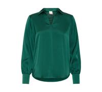 Langarmhemd ICHI "Langarm - Hemd IHSTORMY", Damen, Gr. 36, N-Gr, grün (pine grün), Obermaterial: 100% Polyester PES., Hemden (17958416-36) pine grün