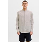 Jack & Jones Herrenhemd Mann Jjebreeze Leinen-mischung Band-hemd Langarmig Sn Braun Xl