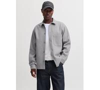 Relaxed Fit Overshirt XL Grau