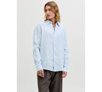 Jack & Jones Blalaerance Linen Langarmhemd L Chambray Blue