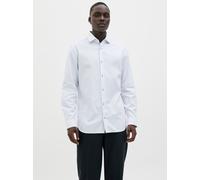 Langarmhemd JACK & JONES "JPRBLAPARKER DETAIL L/S SHIRT NOOS", Herren, Gr. L, N-Gr, weiß, Web, Obermaterial: 100% Baumwolle, unifarben, slim fit normal, Hemden (29467862-L) weiß