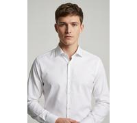 Langarmhemd JACK & JONES "JPRBLAPARKER SHIRT L/S REG SN", Herren, Gr. M, N-Gr, weiß, Web, Obermaterial: 100% Baumwolle, unifarben, regular fit normal, Hemden (57215012-M) weiß