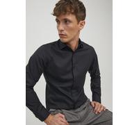 Slim Fit Freizeithemd mit Kentkragen Modell 'PARKER' XXXL men Black