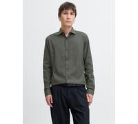 Langarmhemd JACK & JONES "JPRBLAPARKER Slim Fit Hemd, atmungsaktiv, ideal für den Alltag", Herren, Gr. XL, N-Gr, rosin fit:slim fit, Web, Obermaterial: 100% Baumwolle, unifarben, slim fit normal, ohne