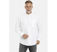 Langarmhemd JAN VANDERSTORM "Doppelpack Hemd HEIMIR" Gr. XXXL, weiß (weiß blau) Herren Hemden (29335943-XXXL) weiß blau