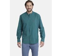Jan Vanderstorm Herren Stehkragenhemd Kallu Petrol XL - 43/44