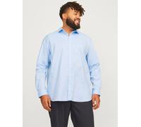 Jack & Jones Herren Jjprparma Shirt L/S Pls Businesshemd, Cashmere Blue/Fit:Loose Fit, 6XL EU