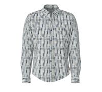 Langarmhemd JOOP JEANS "Hanson", Herren, Gr. 3XL, N-Gr, dunkelblau, Web, Obermaterial: 100% Baumwolle, gemustert, regular fit normal, Rundhals, eingesetzt 1-Knopf-Manschette, Hemden, Regular fit mit M