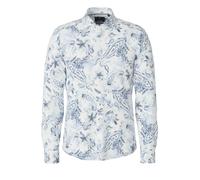 Langarmhemd JOOP "Pai", Herren, Gr. 39, N-Gr, dunkelblau, Web, Obermaterial: 55% Leinen, 45% Baumwolle, unifarben, slim fit, Manschette, Hemden (41375743-39) dunkelblau