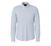 Langarmhemd JOOP "Pai-W", Herren, Gr. 41, N-Gr, weiß (hellblau), Web, Obermaterial: 100% Leinen, clean, unifarben, slim fit hüftbedeckend, 1-Knopf-Manschette verstellbar, Hemden, mit New-Kentkragen (6