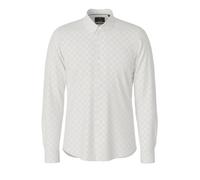 Langarmhemd JOOP "Pierce", Herren, Gr. 39, N-Gr, weiß, Web, Obermaterial: 100% Baumwolle, gemustert, regular fit normal, Rundhals, eingesetzt Manschette, Hemden, Regular fit mit klassischem Hemdkragen