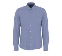 Langarmhemd JOOP "Pierce", Herren, Gr. 43, N-Gr, medium blau, Web, Obermaterial: 97% Baumwolle, 3% Elasthan, unifarben, slim fit, 2-Knopf-Manschette, Hemden, feine Struktur, slim fit (14707028-43) med