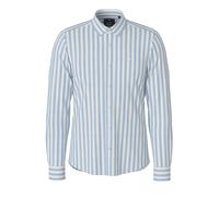 Langarmhemd JOOP "Pit", Herren, Gr. 41, N-Gr, lt, pastel blau, Web, Obermaterial: 60% Leinen, 40% Baumwolle, slim fit, 2-Knopf-Manschette, Hemden, Leinehemd, schmale Passform, Kentkragen (35469852-41)