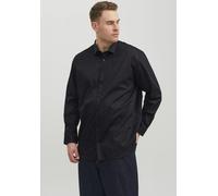 Jack & Jones Langarmhemd JPRBLACARDIFF – Loose Fit – Schwarz – Größe 6XL