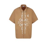Langarmhemd KARL KANI "Karl Kani Herren KM241-009-1 Karl Kani Og Ornament Woven Shirt", Herren, Gr. XL, US-Größen, sand, 100% Baumwolle, Hemden (59191141-XL) sand
