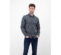 LERROS Langarmhemd mit floralem Printmuster - Classic Navy L