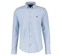 Langarmhemd LERROS "LERROS Oxfordhemd, unifarben" Gr. XL, Normalgrößen, blau (light blue) Herren Hemden Langarm (99818425-XL)