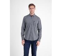 LERROS Herren Langarmhemd, modisch gemustert - Light Coffee XL