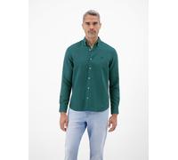 LERROS Herrenhemd aus Baumwoll-Leinen-Mix - Soft Teal XXL