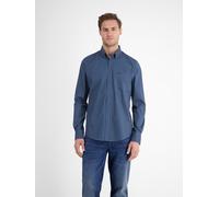 LERROS Herrenhemd mit Ornamentmuster - Storm Blue S