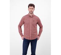LERROS Karohemd mit Button-Down-Kragen - Vivid Red XL