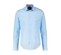 Langarmhemd LERROS "LERROS Basic Poplinhemd, Kent-Kragen", Herren, Gr. M, Normalgrößen, blau (sky blau), 100% Baumwolle, regular fit, Hemden (61893963-M) sky blau