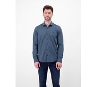 Langarmhemd LERROS "LERROS Jerseyhemd mit 2-Knopf-Manschette und Kentkragen", Herren, Gr. 3XL, Normalgrößen, classic navy, 100% Baumwolle, Hemden (23864433-XXXL) classic navy