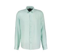 Langarmhemd LERROS "LERROS Lässiges Herren Leinenhemd, Langarm", Damen, Gr. S, Normalgrößen, blau (light sea blau), 100% Leinen, Hemden Langarmhemd (31511154-S)