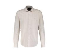 Langarmhemd LERROS "Modisches Poplinhemd für Herren mit Stretchanteil", Herren, Gr. XXL, Normalgrößen, weiß, 97% Baumwolle, 3% Elasthan, Hemden Langarmhemd (17709234-XXL)