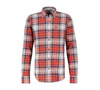 Langarmhemd LERROS "Poplinhemd in Twillqualität", Damen, Gr. 3XL, rot (furious rot), 100% Baumwolle, Hemden Langarmhemd (59926361-XXXL)