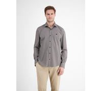 LERROS Poplinhemd mit Stretchanteil - Light Coffee XXXL