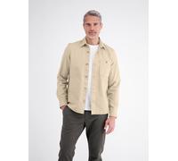 Langarmhemd LERROS "Unifarbenes Herrenhemd aus strukturierter Baumwolle", Herren, Gr. 3XL, Normalgrößen, gravel beige, Hemden (76400657-XXXL) gravel beige