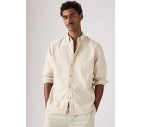 Langarmhemd LEVI'S "AUTHENTIC BUTTON DOWN", Herren, Gr. L, N-Gr, beige (pumice stone garment dye), Web, Obermaterial: 100% Baumwolle, Hemden, mit Ton-in-Ton Logostickerei auf der Brust (59363562-L) pu