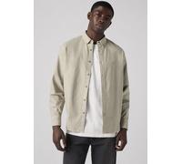 Langarmhemd LEVI'S "AUTHENTIC BUTTON DOWN", Herren, Gr. L, N-Gr, grün (colby vintage khaki), Web, Obermaterial: 100% Baumwolle, Hemden, mit Ton-in-Ton Logostickerei auf der Brust (21238620-L) colby vi