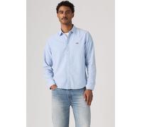Langarmhemd LEVI'S "CLS BATTERY HM SHIRT - STANDARD", Herren, Gr. XXL, N-Gr, blau (allure), Web, Obermaterial: 100% Baumwolle, normal hüftbedeckend, Hemden, mit abgerundetem Saum (82156205-XXL) allure