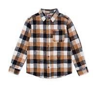 Langarmhemd LEVI'S KIDS "LVB BUFFALO CHECK FLANNEL", Kinder, Gr. 14 (164), N-Gr, jet schwarz, Web, Obermaterial: 100% Baumwolle, kariert, normal, Hemden, weich und kuschelig mit Karomuster, for Boys (